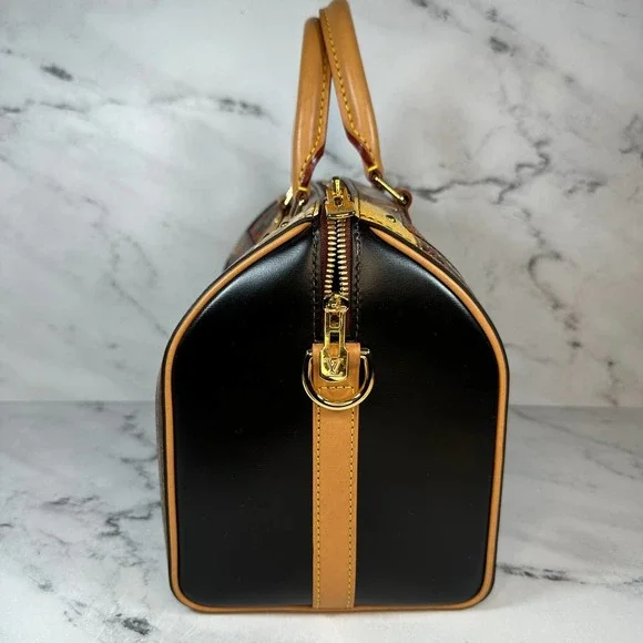 Louis Vuitton Transformed Speedy Bag Damier Ebene Time Trunk V Bandouliere 25 LV - Picture 4 of 15